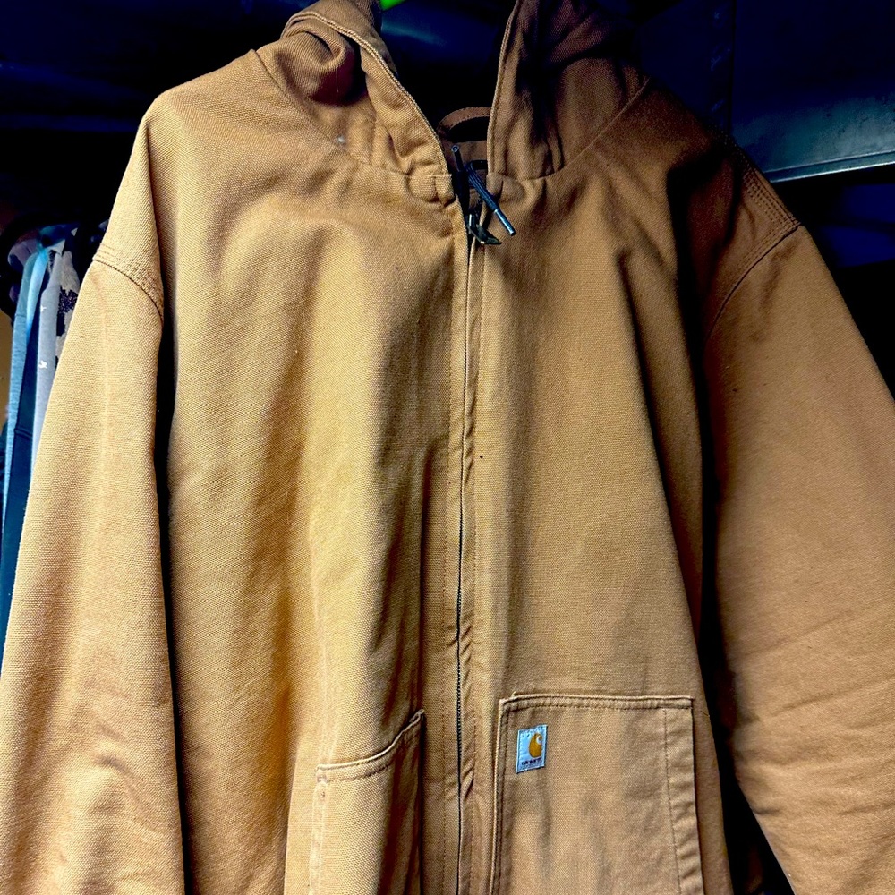 WOMEN'S PLUS LOOSE FIT WASHED DUCK INSULATED ACTIVE JACKET